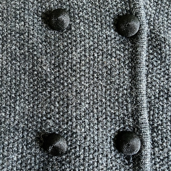 Lauren Ralph Lauren Black Lambswool Lady Jacket Parisian Cardigan Sweater Size M - Picture 4 of 10